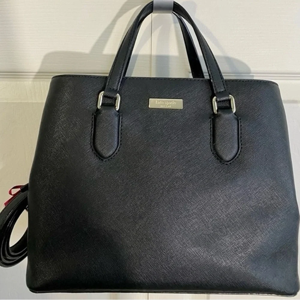 Kate Spade Black Shoulder Bag with Structured Design - Picture 6 of 13